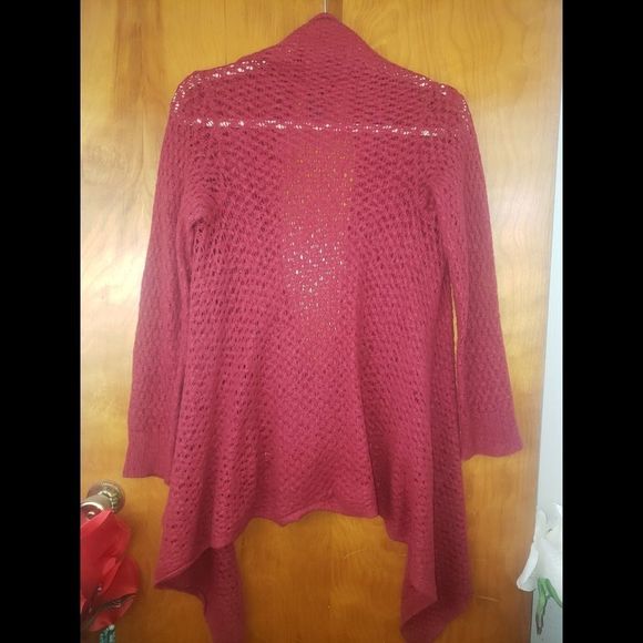 Lucky Brand Tuscan Red Wool & Angora Blend Sweater - Picture 3 of 7